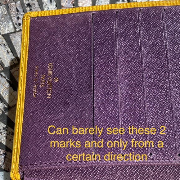 $$ Drop!LouisVuitton Epi Wallet Yellow. Please see pics for complete description - Picture 12 of 16